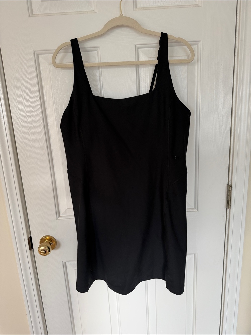 Classic Black Mini Athletic Tank Dress